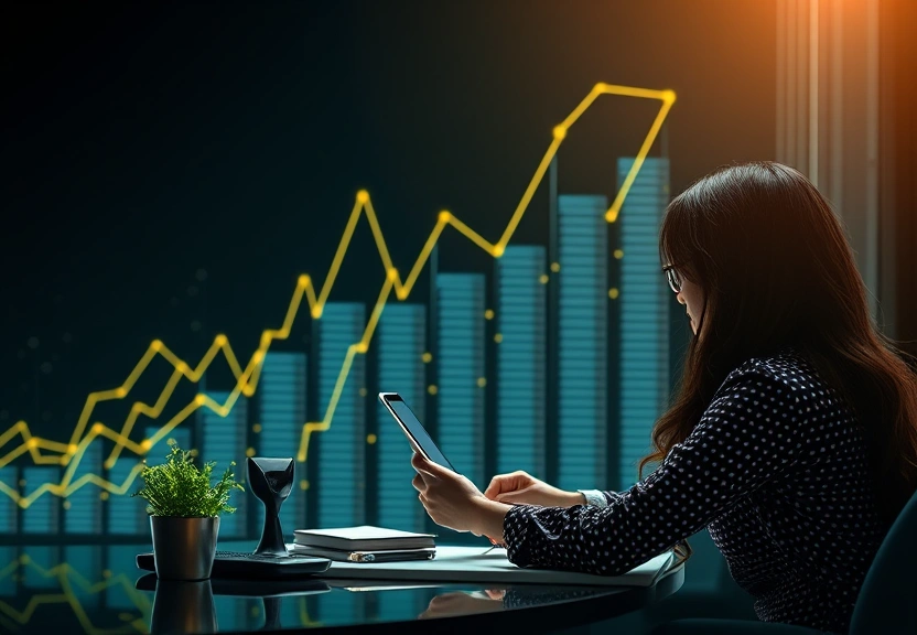 Representação visual: O impacto das redes sociais na ascensão das empreendedoras digitais em 2025